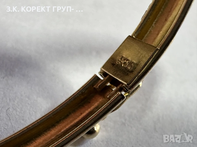 Златна дамска гривна 14K – 3.00гр, снимка 4 - Гривни - 55097555