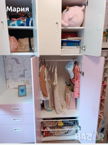 Детска секция с гардероби ИКЕА / I, снимка 3 - Мебели за детската стая - 53988674