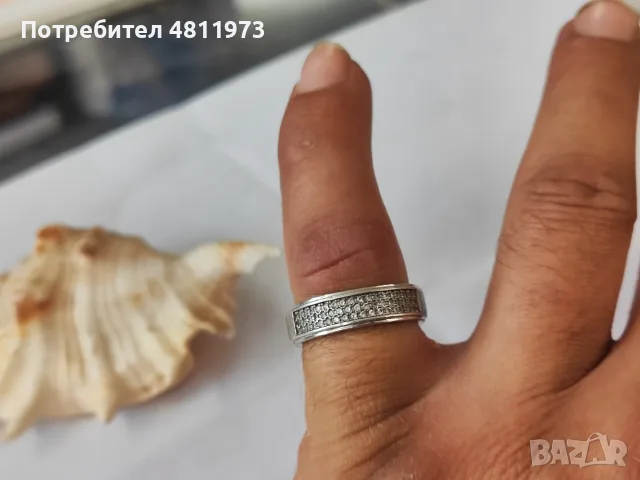 Сребърен пръстен 925, снимка 3 - Пръстени - 55530409