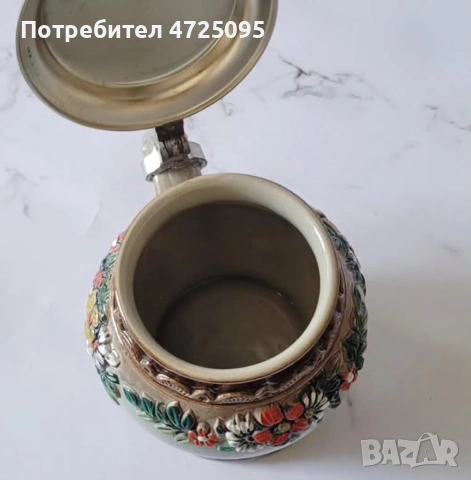 Винтидж халба за бира, снимка 2 - Чаши - 55062639