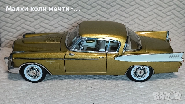 Метална количка Studebaker - мащаб 1:18, снимка 2 - Колекции - 54615131