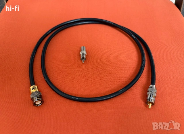 Cambridge Audio digital coaxial cable RCA - BNC, снимка 2 - Ресийвъри, усилватели, смесителни пултове - 54638111