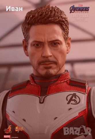 Хот Тойс / Hot Toys Tony Stark Team Suit MMS537, снимка 6 - Колекции - 55252876