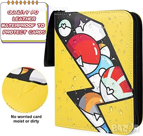 Нов Класьор албум карти Покемон колекция Pokemon trading cards Организатор, снимка 3 - Други - 54131026