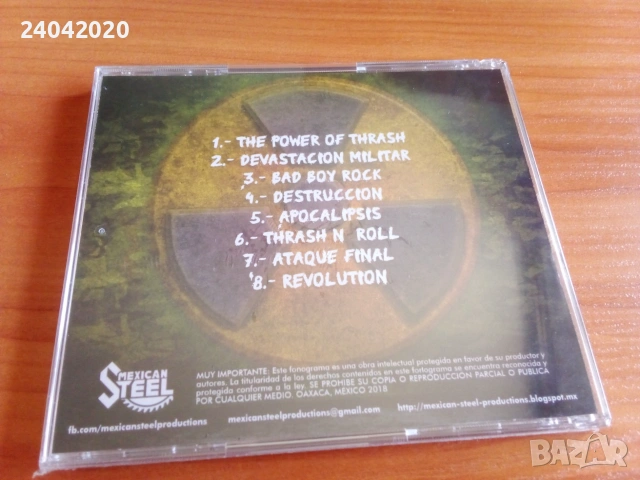 NEW! Thrasher – Thrash N' Roll Old School Thrash from Mexico, снимка 2 - CD дискове - 55155048