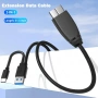 Wbacon 5 в 1 външно Blu Ray устройство, преносим Blu Ray плейър с USB 3.0 Type-C, снимка 3