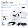 Лупа за глава очила LED осветление за четене шиене бродиране, снимка 7