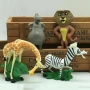 4 бр Madagascar Животни от Мадагаскар фигурки пластмасови PVC за игра и украса торта топер играчки, снимка 4