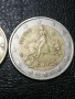 колекционерски 1 и 2 евро Гърция-2002 г. с буква S в звезда, снимка 1