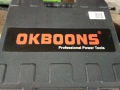 Чисто нов акумулаторен винтоверт OKBOONS (Пълен комплект с куфар), снимка 3