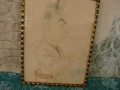Стара картина 34 / 26 см  Васил Ковачев-Тимофей  1937 г, снимка 1