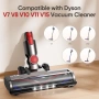 Резервна глава за четка FLYLINKTECH, съвместима с Dyson V7 / V8 / V10 / V11 / V15, гъвкави, въртящи, снимка 1