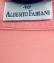 Alberto Fabiani 100% коприна – luxury oversized риза в цвят Peach Amber Италия, снимка 4