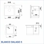 Продавам гранитна вивка Blanco Dalago 5 в сиво, снимка 2