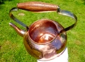 Меден чайник,медна кана,чиста червена мед,печат. , снимка 3