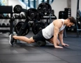 Масажна ролка 33см за фитнес, йога, crossfit, ролерфоам, масажен ролер, снимка 3