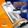 Нови LED крушки за фарове 9012 HIR2 18000LM IP68 70 000+ часа 2 броя за кола автомобил, снимка 2