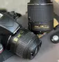 Цифров фотоапарат Nikon D3300 DSLR 24.2MP + 2 NIKKOR VR ОБЕКТИВА + Статив + Чанта, снимка 4