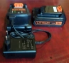 Black and Decker Комплект зарядно + 2 батерии за винтоверт, снимка 1