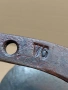 Стара Ръчно Кована Немска Подкова Свещник 1943г. Тегло 1.300кг. НОМЕР 280., снимка 7