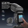 Нова Професионална светкавица NEEWER Sony 100Ws Touchscreen 3000mAh 500 импулса HSS, снимка 4