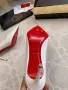 Christian Louboutin Kate 85 Patent Pumps – White, снимка 6
