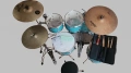Пълен комплект барабани Yamaha Rydeen (чинели Meinl, Stagg, Zildjian, хардуер Pearl, PDP, Mapex), снимка 3