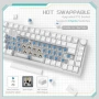 Ajazz AK820 механична клавиатура 75% Hot Swap , снимка 4
