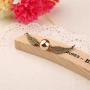 Гривна Harry Potter Golden Snitch & Deathly Hallows – Златиста/Сребриста, Метална сплав, 23 см 10122, снимка 7
