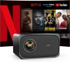 Смарт Проектор Jimveo E88 4K WiFi6 Netflix Dolby Auto Focus 30000LM - Чисто нов, снимка 1