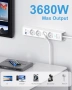 Чисто нов смарт разклонител 8 в 1 с USB-C портове и защита от пренапрежение  Продавам чисто нов..., снимка 6