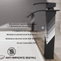 Висок смесител - черен мат, снимка 4