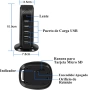 Чисто ново TuyaSmart функционално 5-порта USB зарядно със скрита WiFi камера HD 1080P  Продавам висо, снимка 7