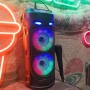 Мощна Преносима Bluetooth Тонколона ZQS4239S с LED Светлини, FM Радио и Караоке Микрофон, снимка 17