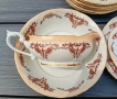 Рядък ,порцеланов сервиз за хранене,луксозна серия на Изида , снимка 6