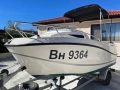 Лодка Quicksilver 455 Cabin 2017 с регистриран колесар, снимка 7