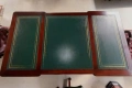 Chesterfield/Честърфилд Класическо бюро от масив и естествена кожа., снимка 12