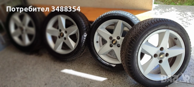 Лети джанти 17" 4х114.3 за Chevrolet Epica с почти нови всесезонни гуми с ГАРАНЦИЯ