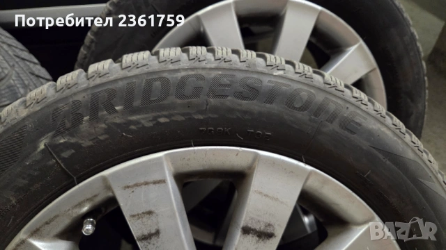 Джанти със зимни гуми, снимка 6 - Гуми и джанти - 54349947