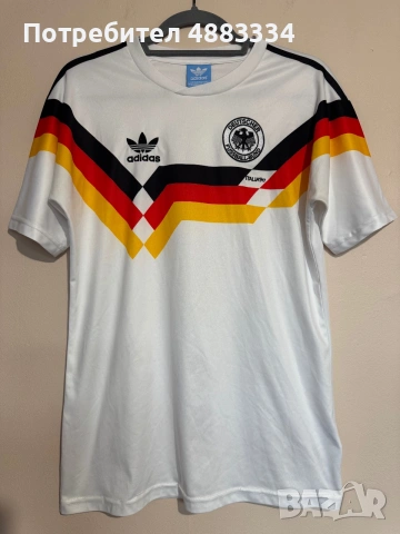 1990 West Germany “Italia 90” Adidas Originals Home Shirt.
