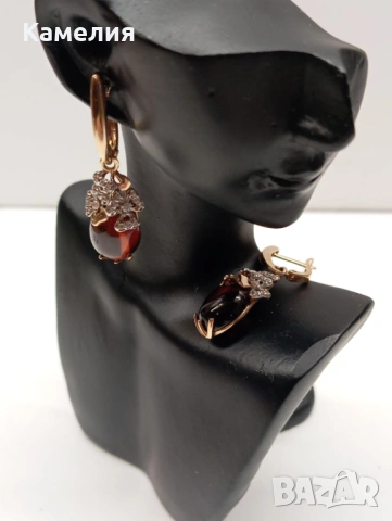 Руско злато , снимка 3 - Обеци - 54144651