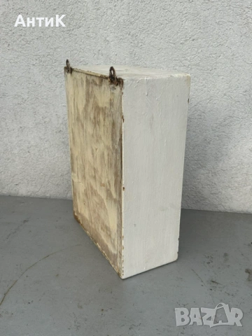 Стара Дървена Аптечка, снимка 3 - Антикварни и старинни предмети - 54016753