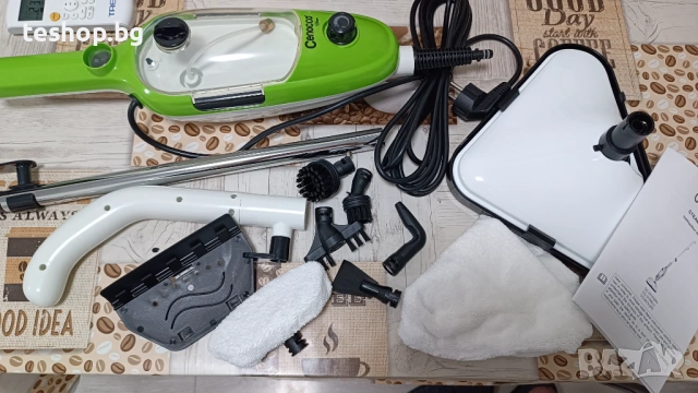 Парочистачка Cenocco CC9074-GRN 1300W 8 в 1, снимка 3 - Парочистачки и Водоструйки - 53054945