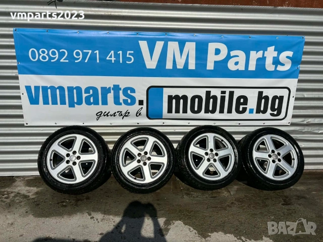 18" джанти 5х112 Audi 8J et43 с всесезонни гуми 235/50/18 дот 2019г, снимка 2 - Гуми и джанти - 51993744