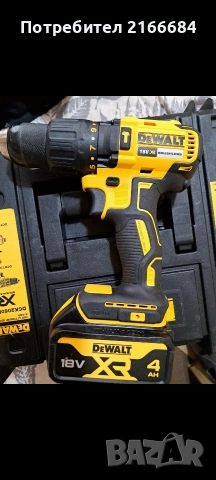 Комплект акумулаторни ударни винтоверти DeWALT DCK2060, 18 V, 4 Ah, с 2 батерии и зарядно, снимка 4 - Други инструменти - 54954461