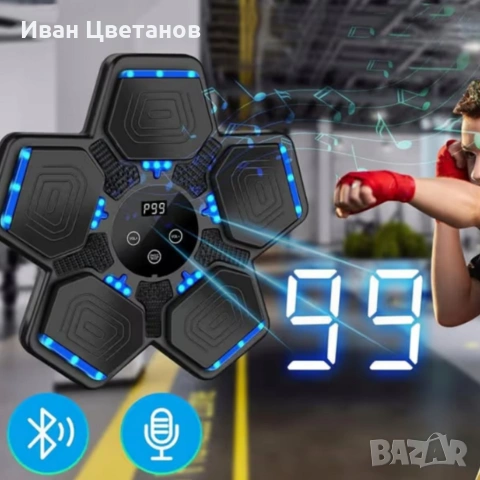 Интелигентна музикална боксова дъска - Bluetooth, Led дисплей и лесен монтаж