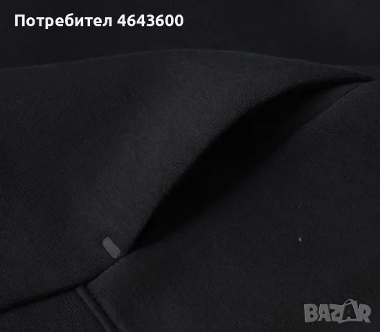 Мъжки суитшърт NIKE Tech Fleece pullover hoodie черен XXL, снимка 6 - Суичъри - 55691721