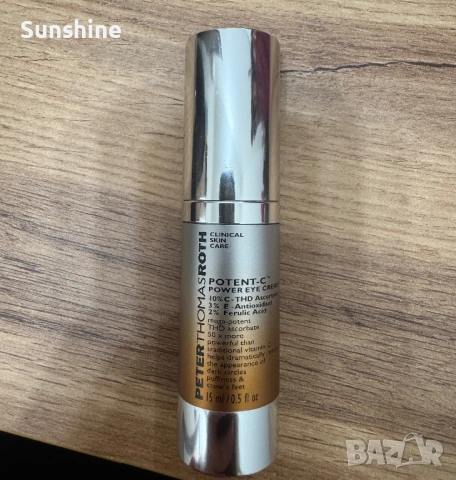 Peter Thomas Roth Potent-C Power Eye Cream, снимка 3 - Козметика за лице - 54480682
