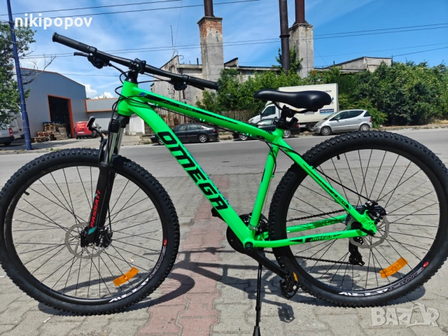 BG Алуминиев велосипед 29" ROWAN зелен, снимка 6 - Велосипеди - 54940137