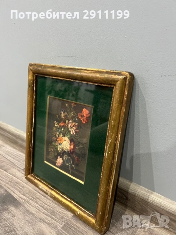 Антикварна картина, 2 бр., снимка 5 - Картини - 54303852